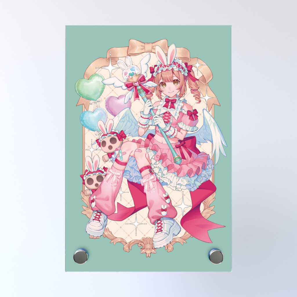 7周年魔法少女るるかアクリルフォトパネル