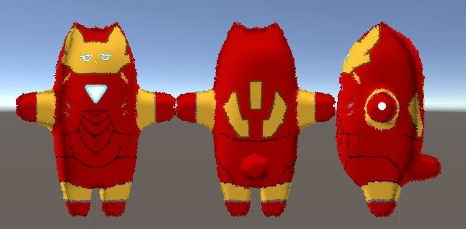 【無料】鉄男のネコチヤンテクスチャ【Free!】