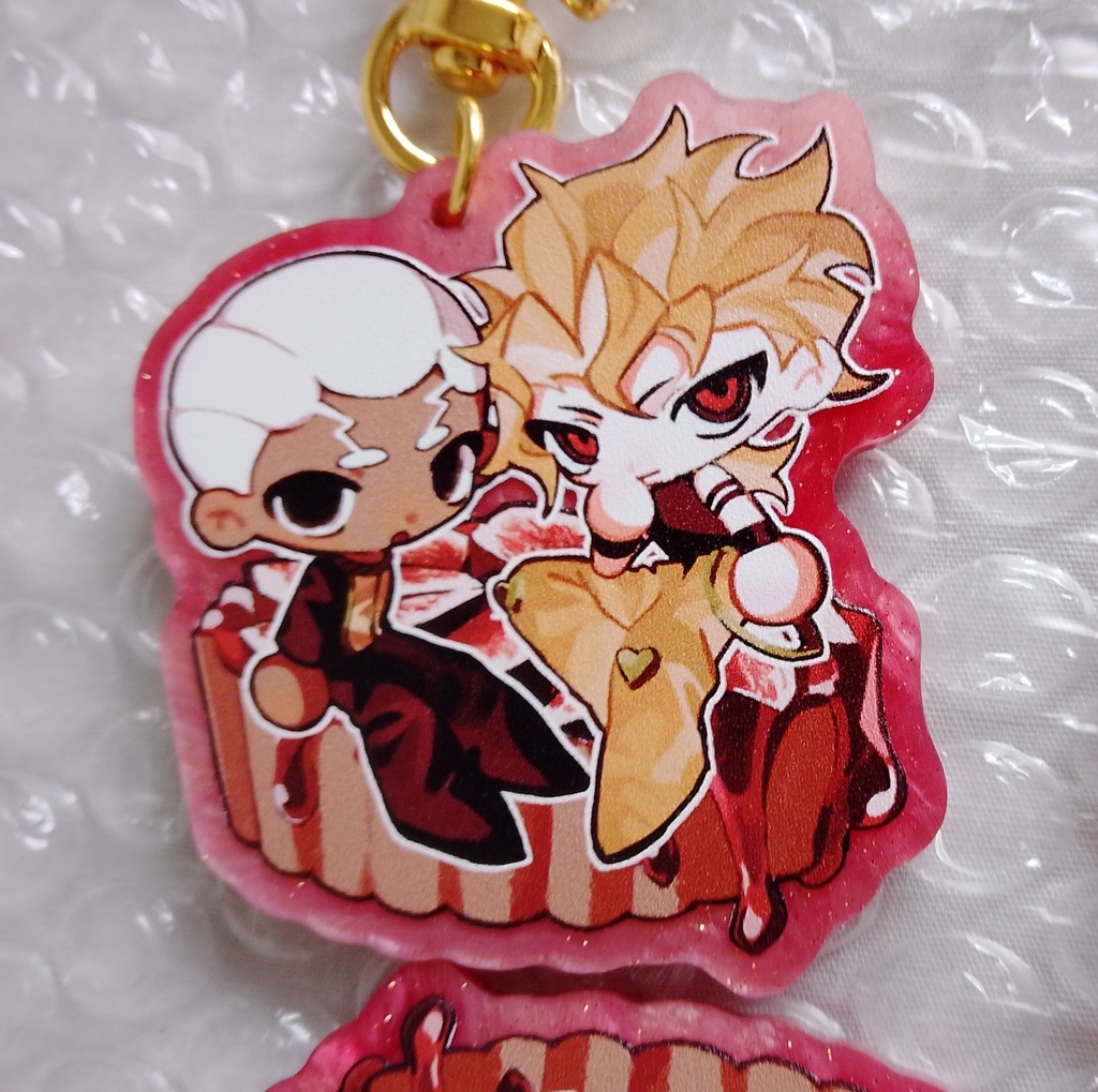 イチジクのタルトアクリルキーホルダー