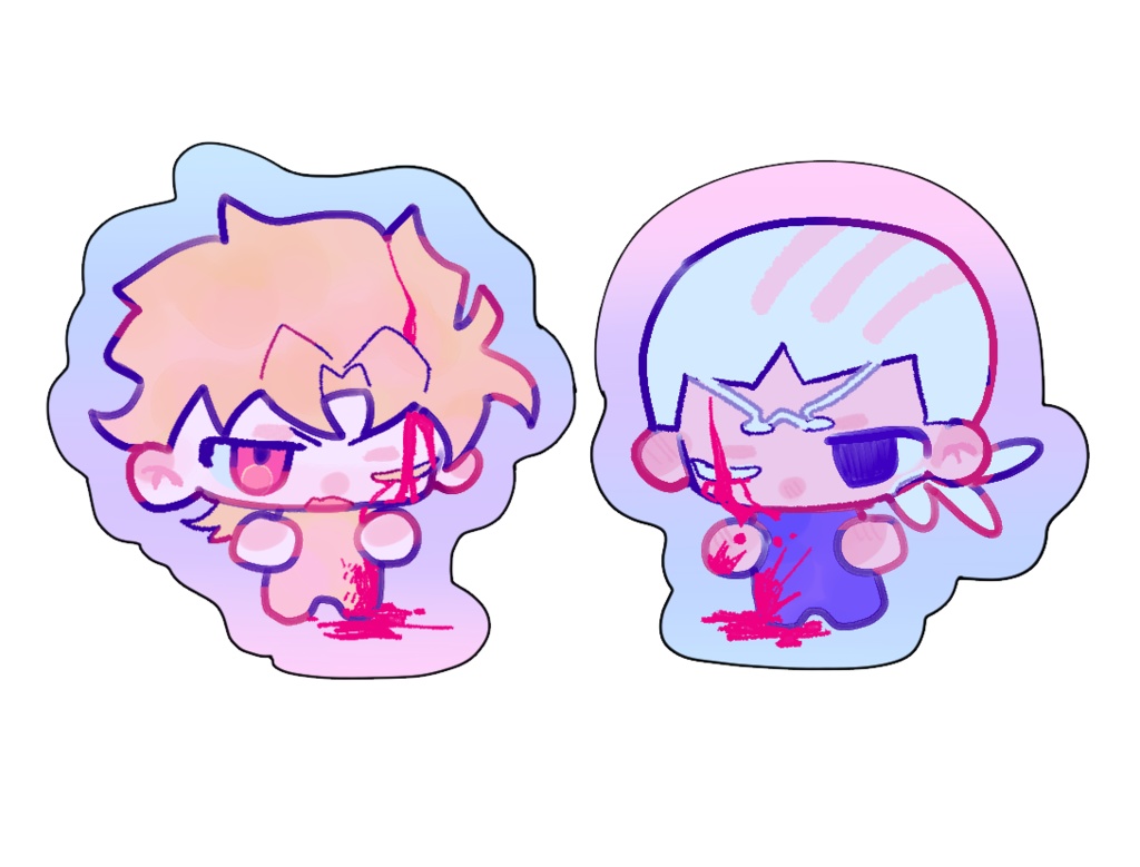 血まみれステッカーセット