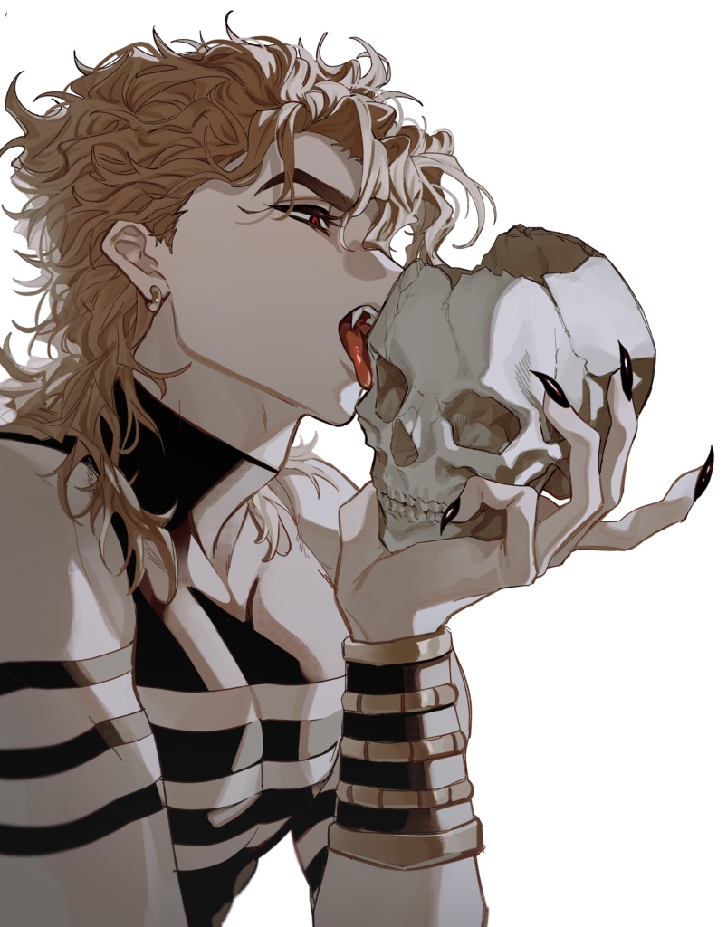 ポストカード　DIO・髑髏