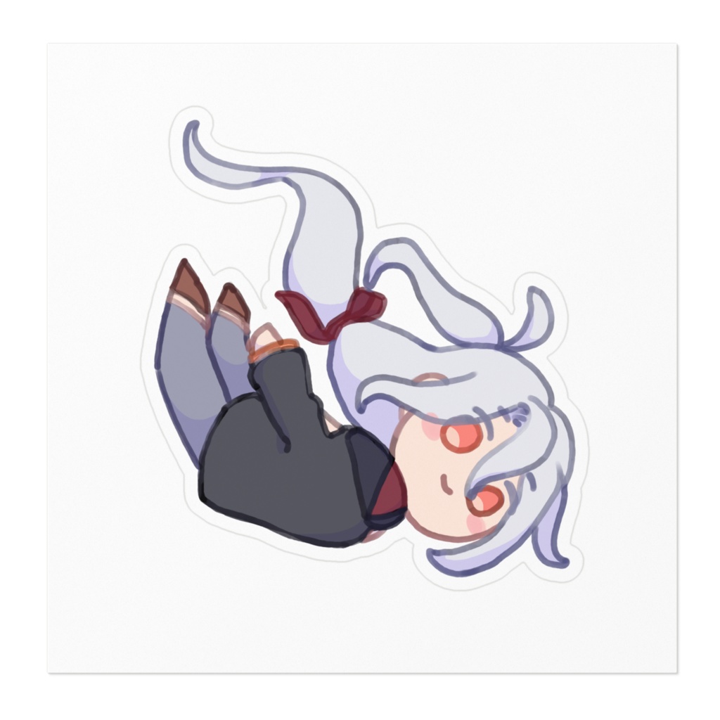 西中ニシカ おっこちステッカー01 (初期衣装)