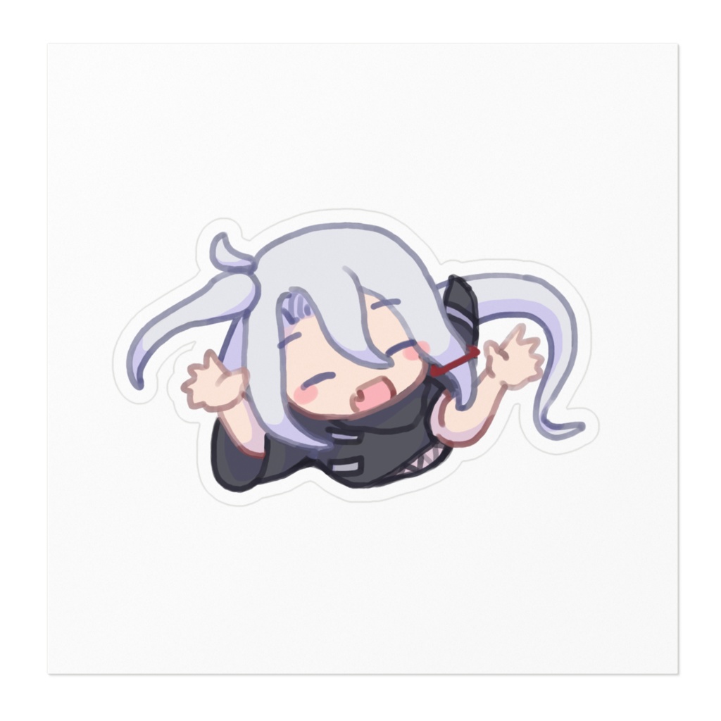 西中ニシカ おっこちステッカー03 (3D踊り子衣装)