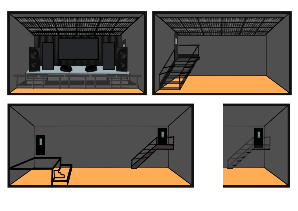 3Dライブスタジオ(ブループリント付き)