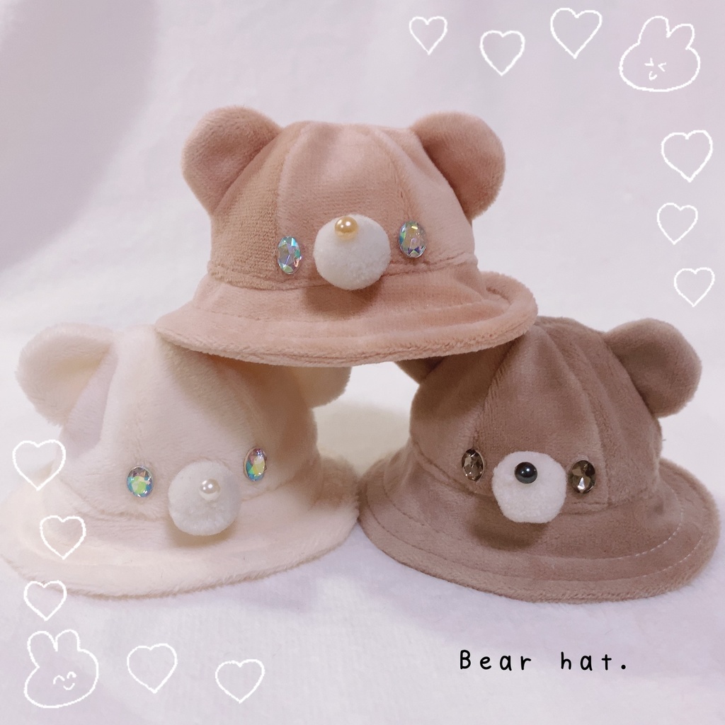 Bear hat🐻(お顔付)