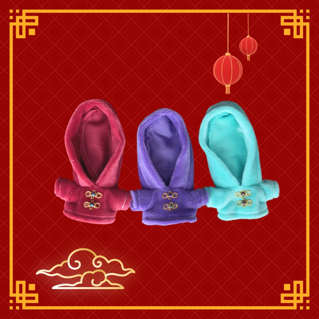 【8cmぬい】チャイナ風パーカー