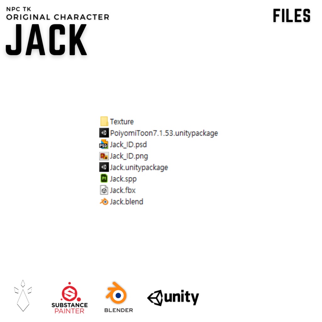 [Avatar]Original Character - Jack - - TK Metaverse - 8/8