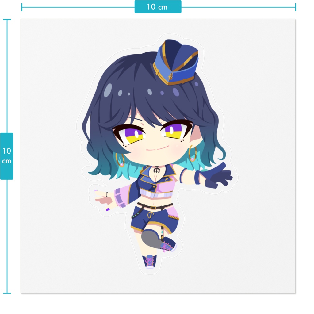 汐咲メロウ アイドル衣装 決め顔OR笑顔