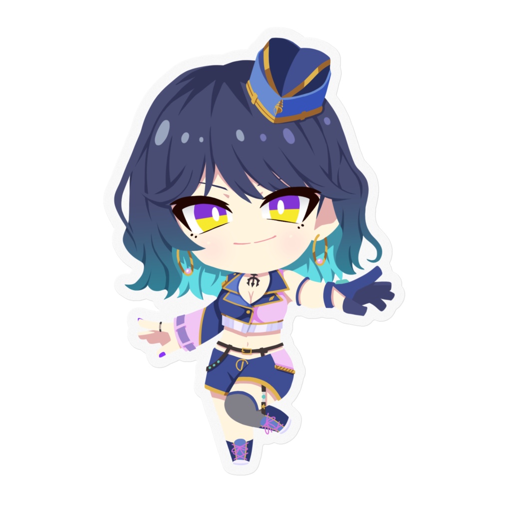 汐咲メロウ アイドル衣装 決め顔OR笑顔