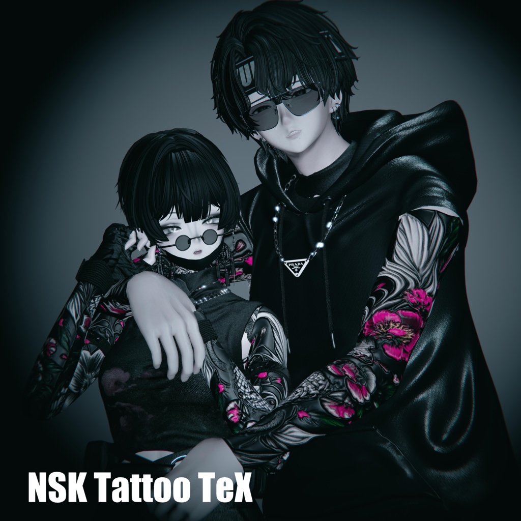 Shinra&minase - NSK Tattoo Texture