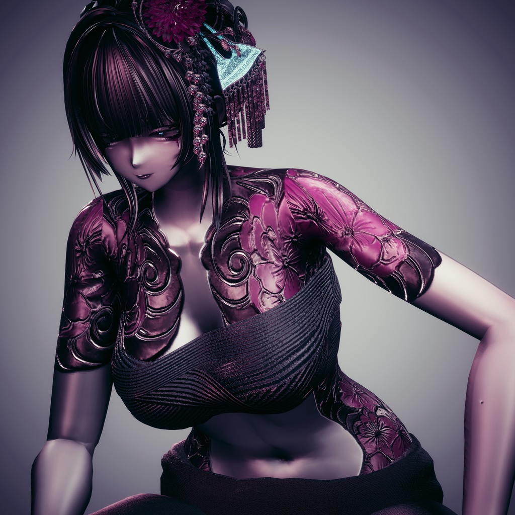 華焔 - Kaen Tattoo Texture