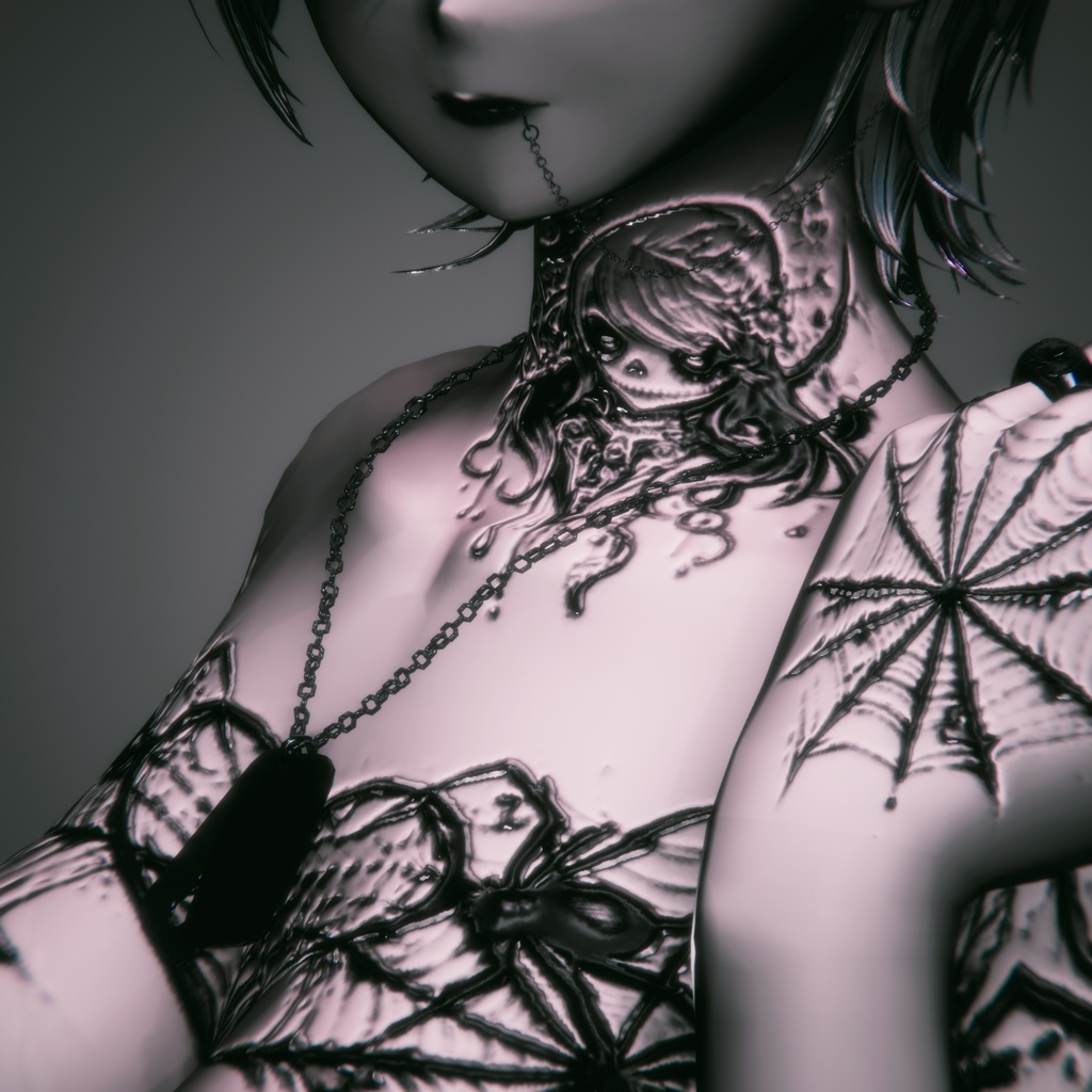 Mellow Glossy Tattoo Texture for Shinra&Minase