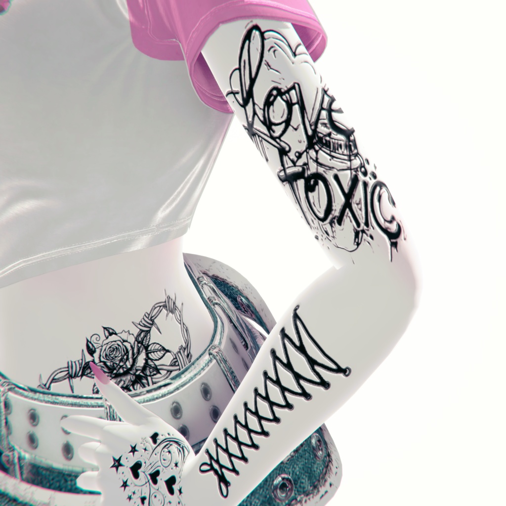 Love Toxic Tattoo