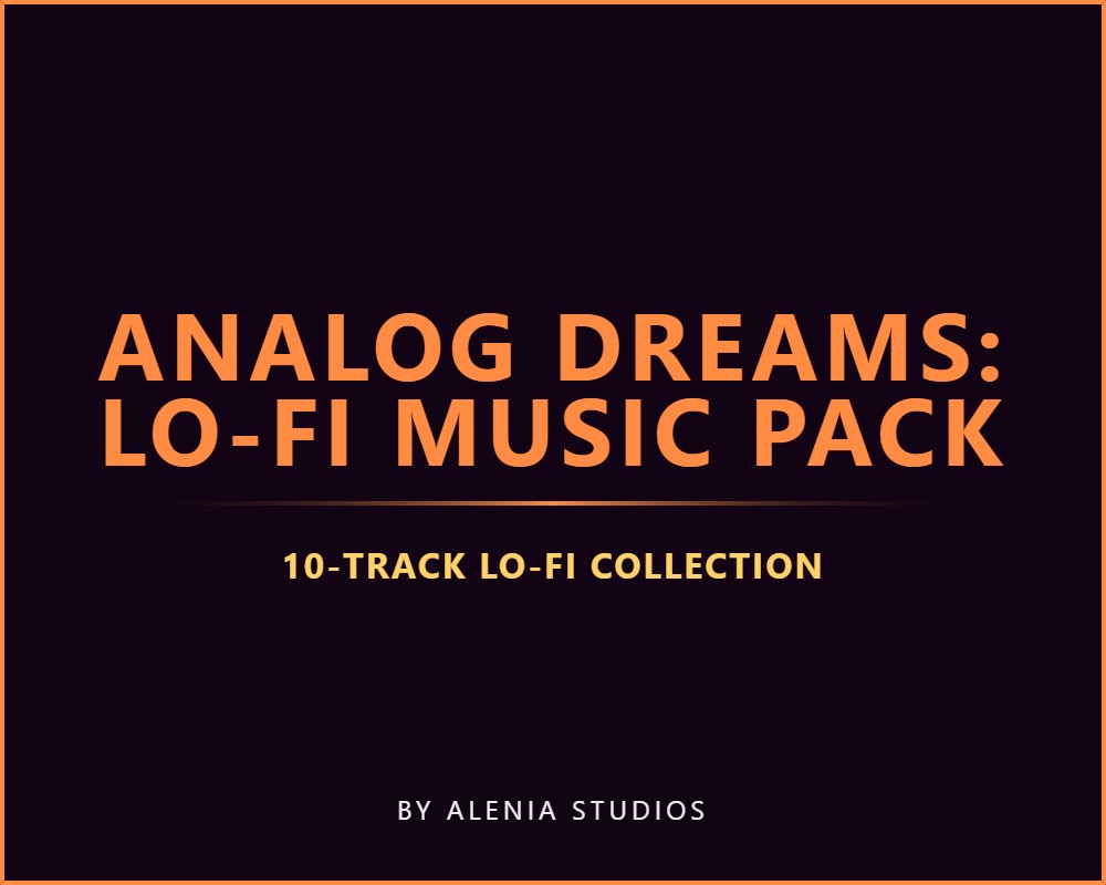 【ゲーム音楽】Analog Dreams - Lo-fi & Analog BGM素材集