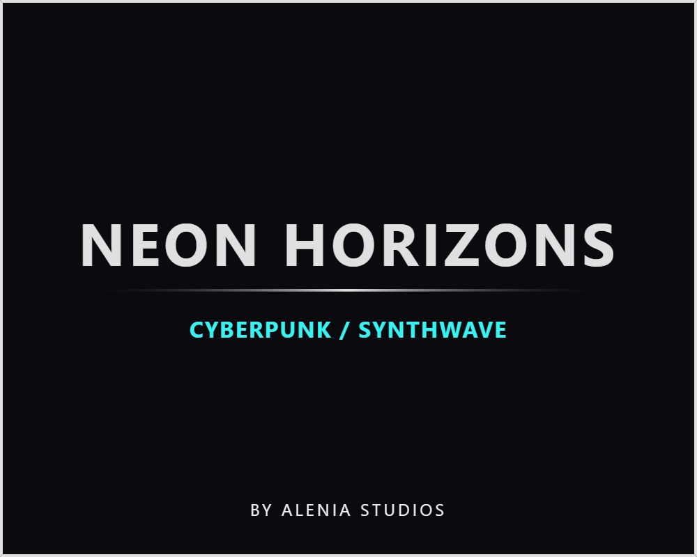 【サイバーパンクBGM】Neon Horizons - 12曲入りSynthwave素材集