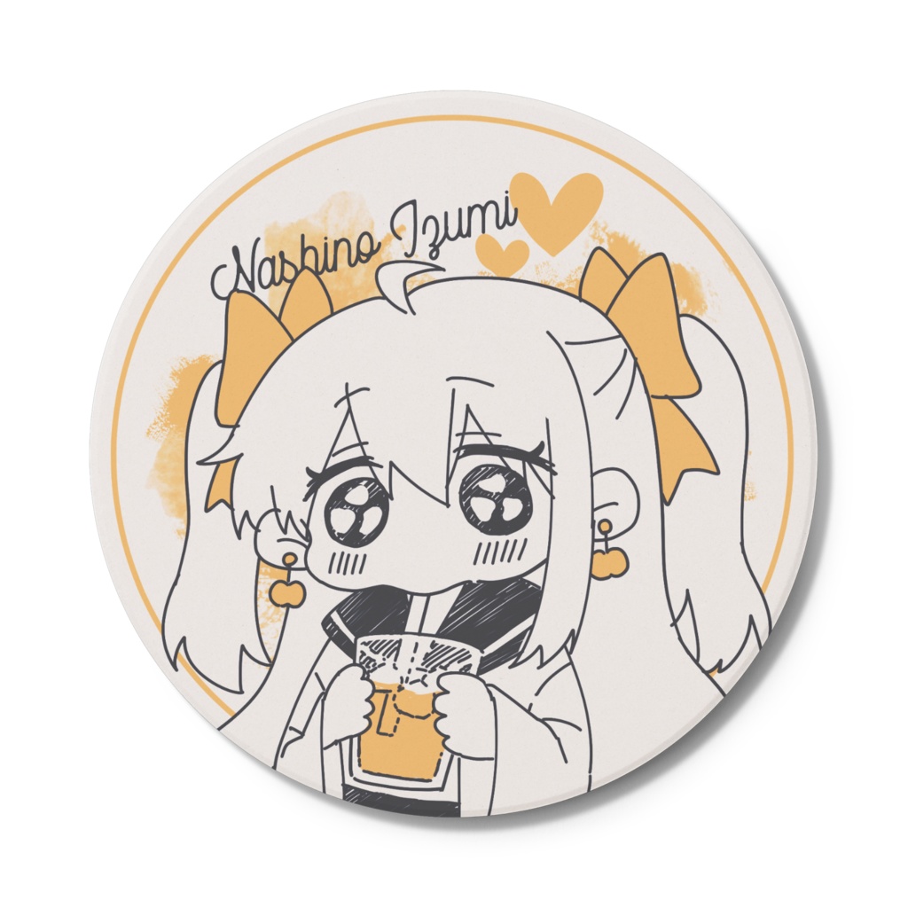 冷たいもの美味しいコースター