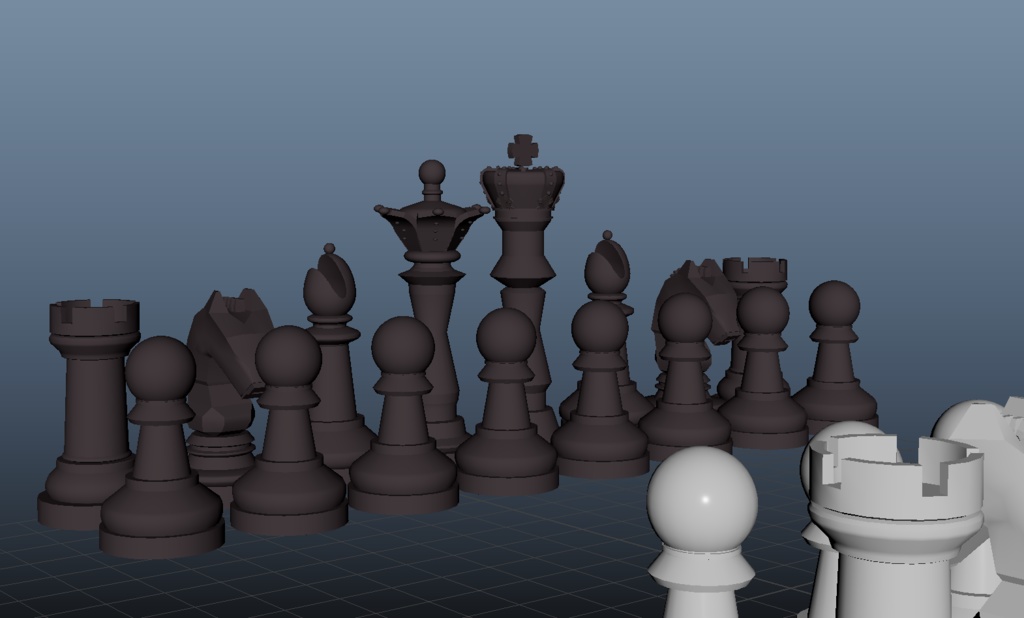 VRChat向け 3Dチェスセット&チェステーブル