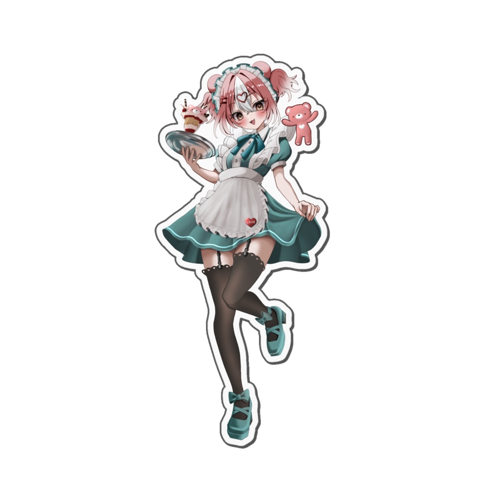 すきのわぐま（メイドver）シール