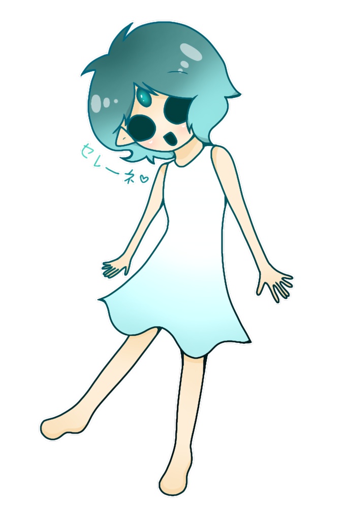 セレーネちゃんのアクリルキーホルダー