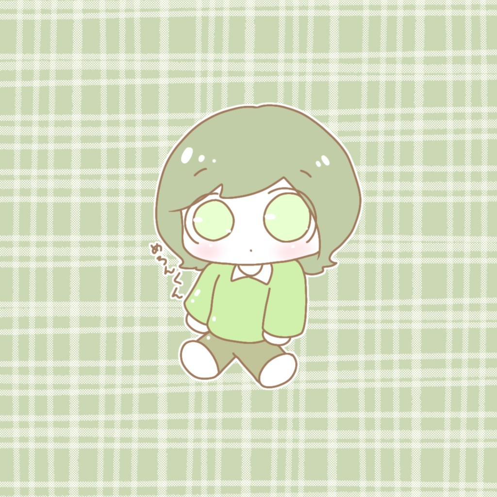 おちびちゃん めろんくん 缶バッジ🍈