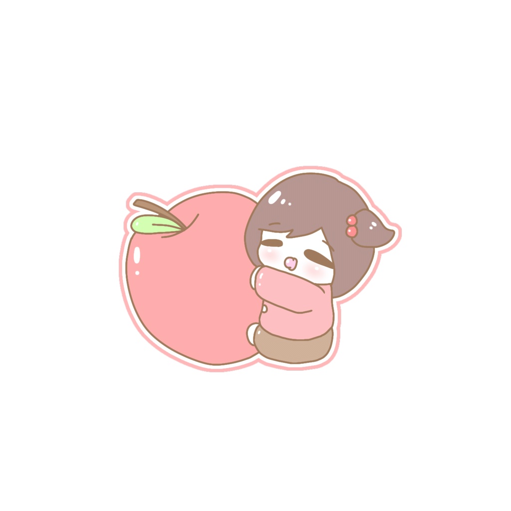おちびちゃん りんちゃん アクリルキーホルダー🍎