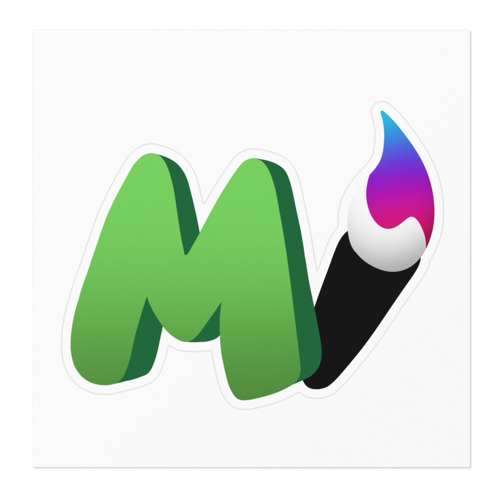 Misskey.art 新ロゴ ステッカー