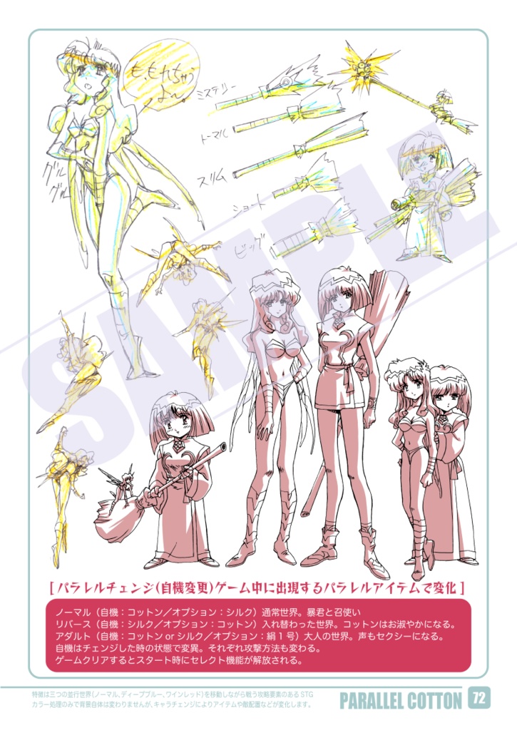 TAM WORKS 01 コットン設定資料集