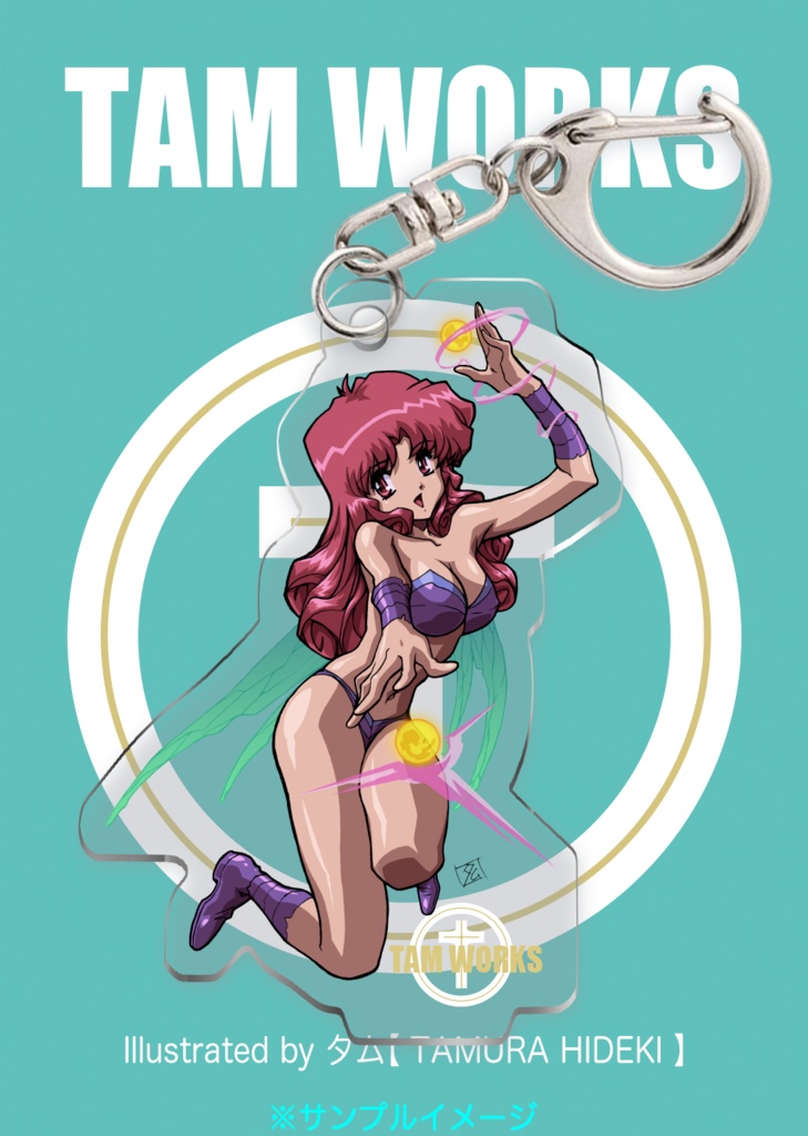 TAM WORKS 01 ［02］シルクアクリルキーホルダー