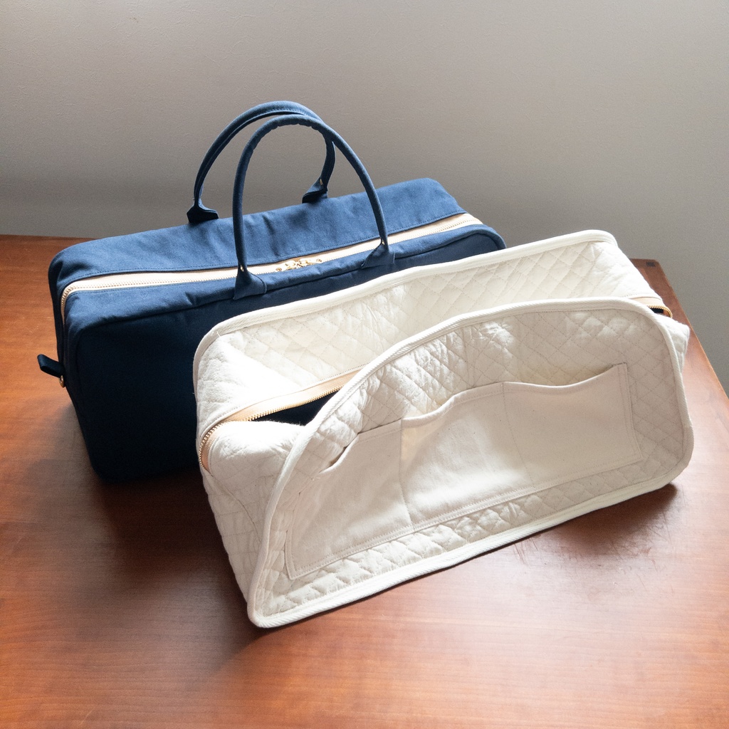 ドールと一緒にお出かけバッグ(ネイビー)