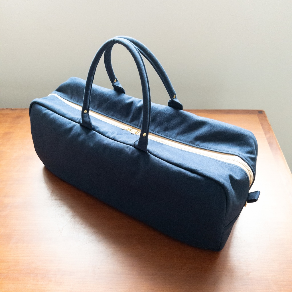 ドールと一緒にお出かけバッグ(ネイビー)