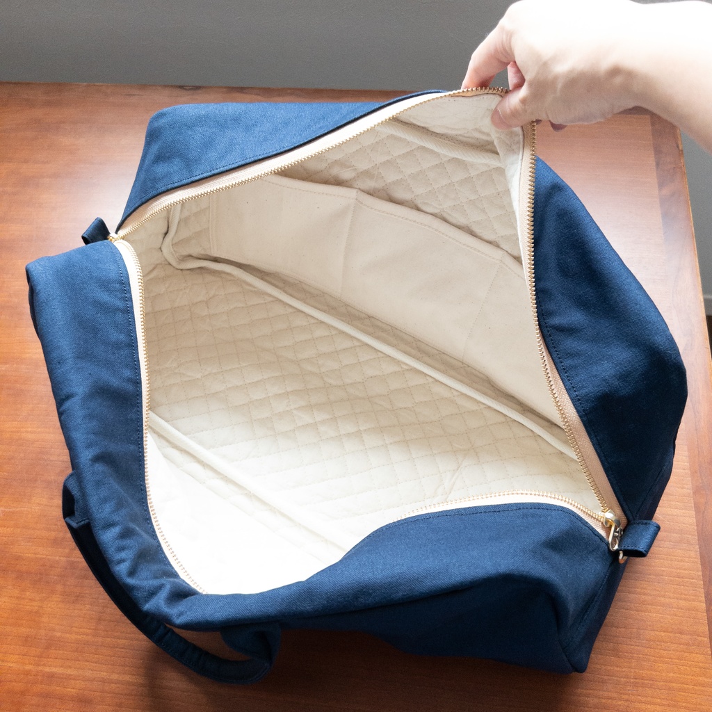 ドールと一緒にお出かけバッグ(ネイビー)