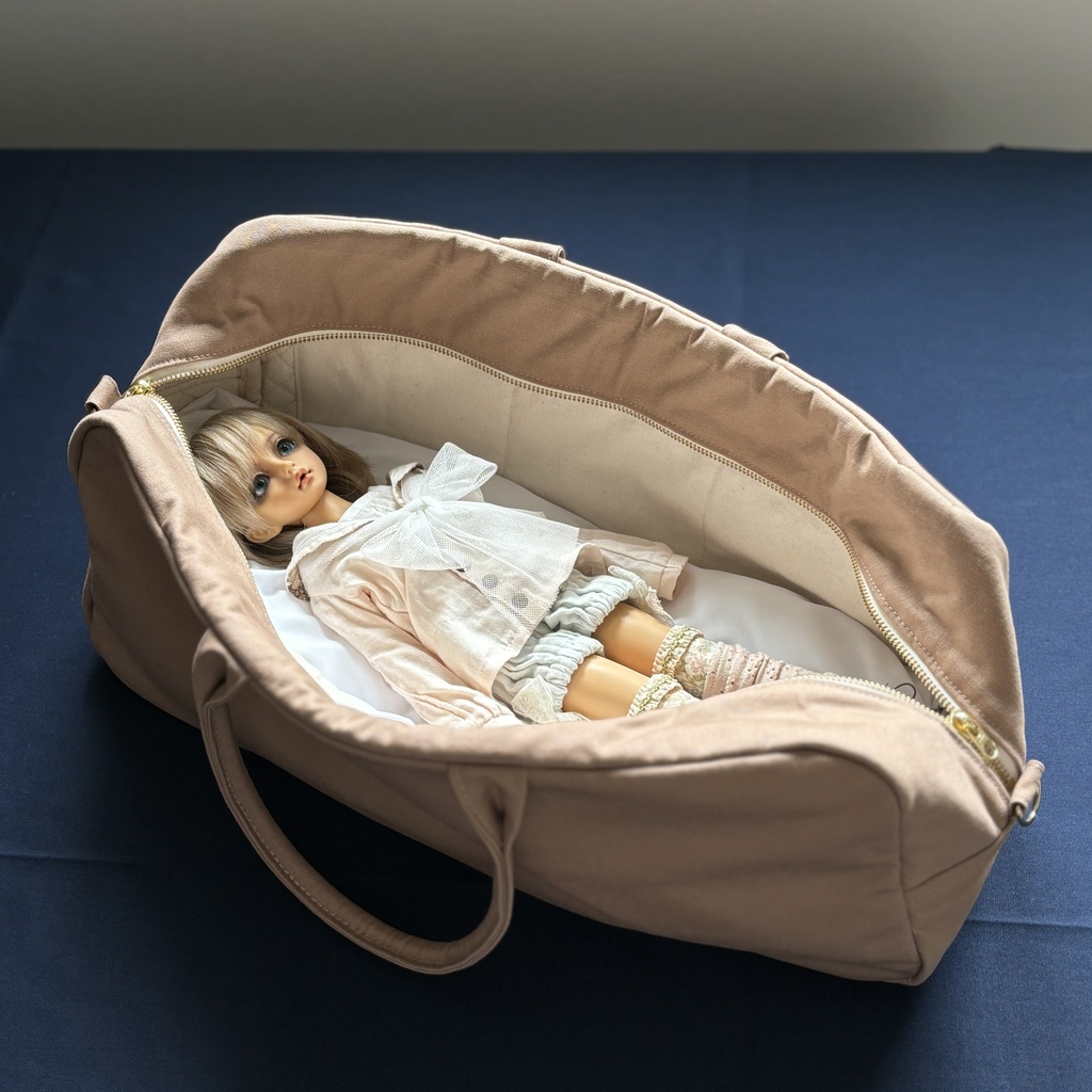 ドールと一緒にお出かけバッグ(ブラウン)