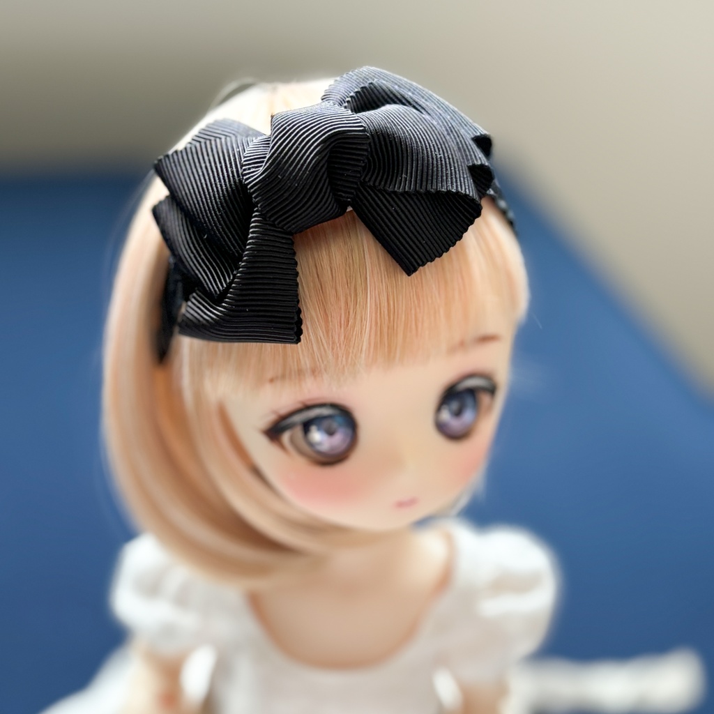 ドール用リボンカチューシャ(SD,DD,MDDサイズ)