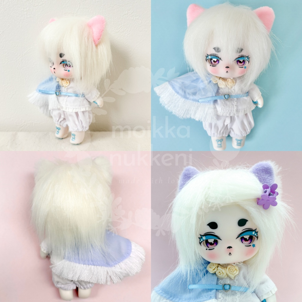 ドール用ファーウィッグ 綿綿の異世界冒険サイズ 8inch