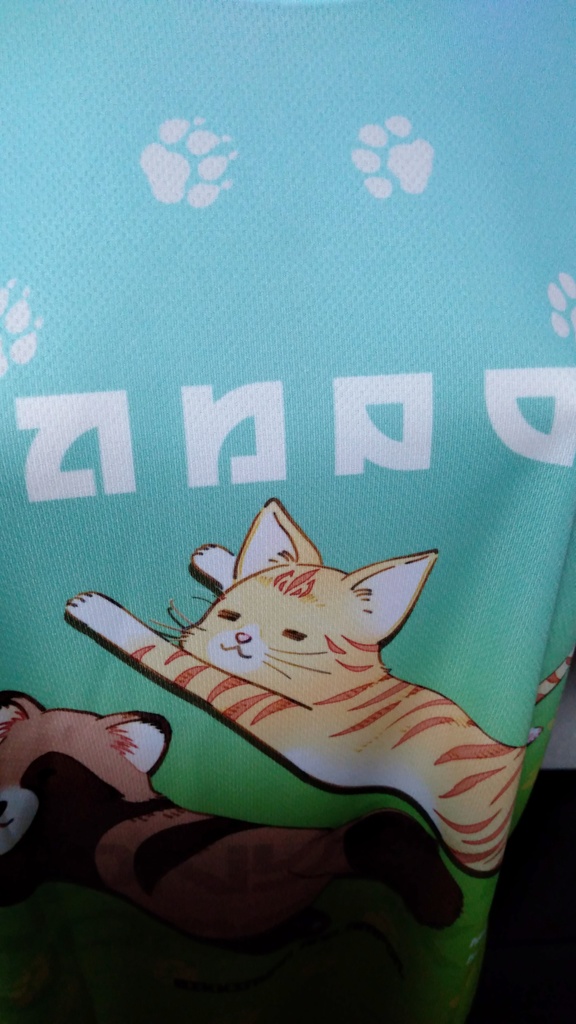 ねころびにゃんぽんず:〔フルグラTシャツ〕