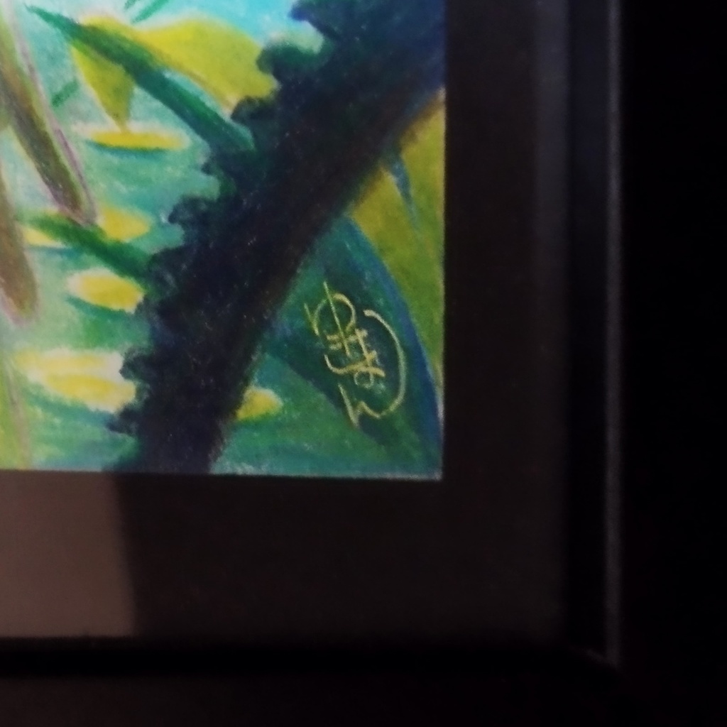 色鉛筆画 原画 河童ちゃん