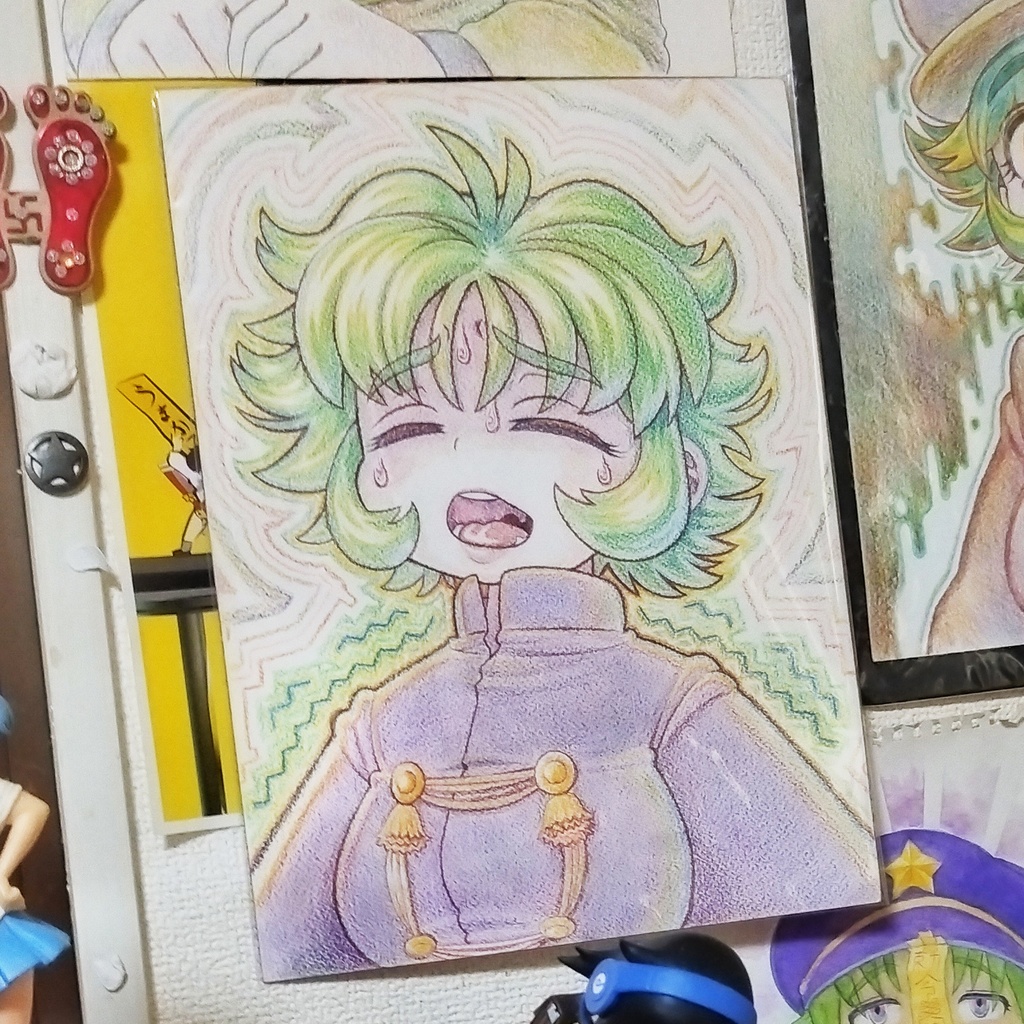 色鉛筆原画「バイブレーション」
