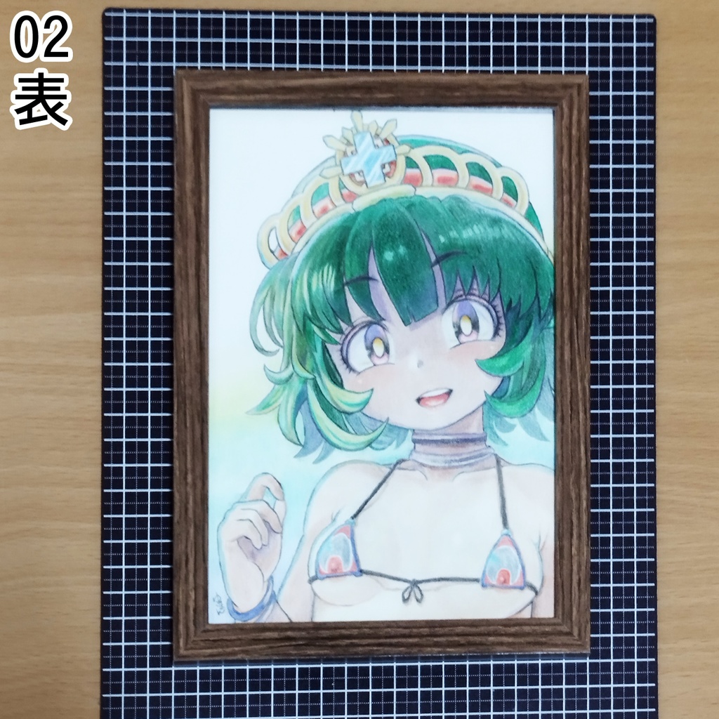 ネラの王冠 色鉛筆画 原画