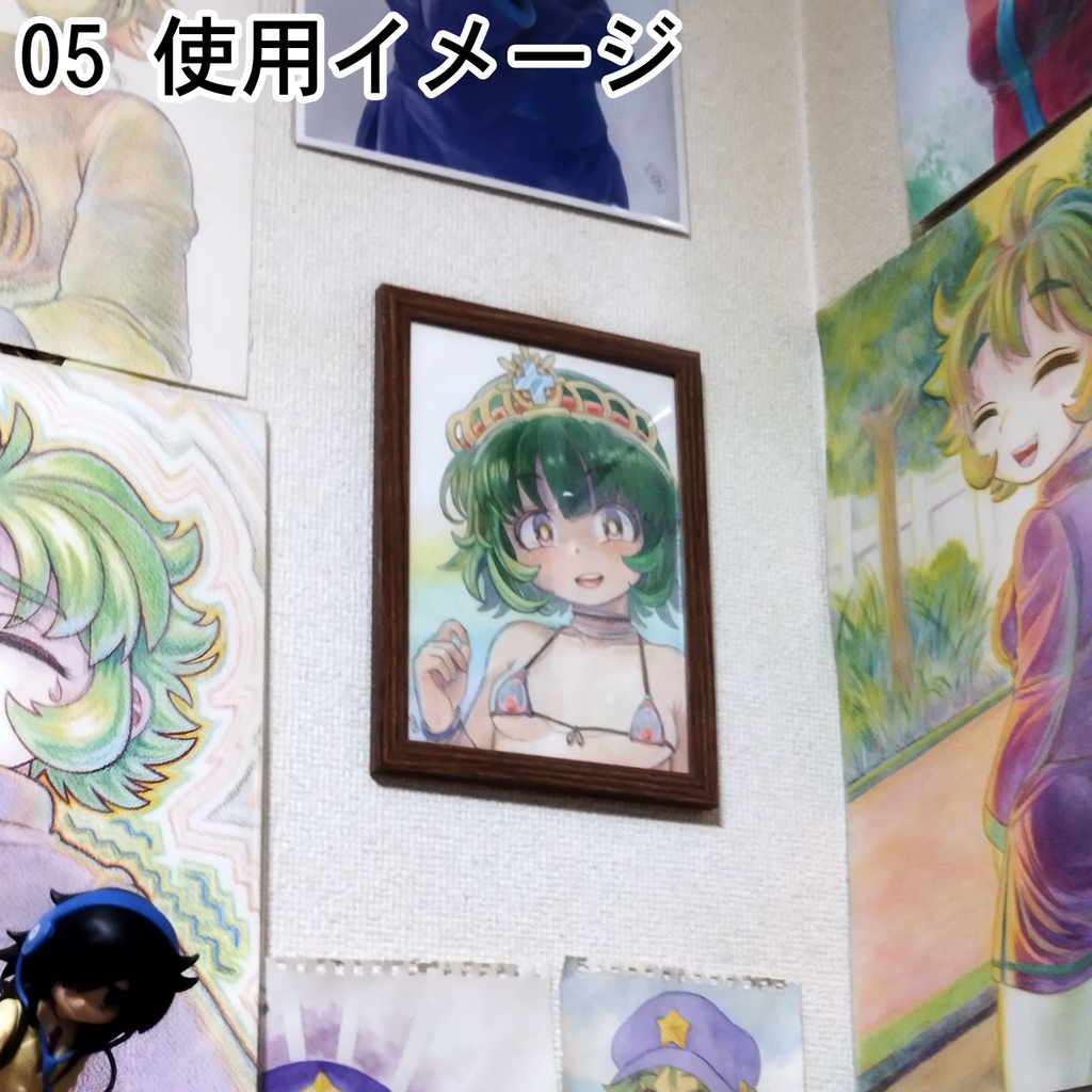 ネラの王冠 色鉛筆画 原画