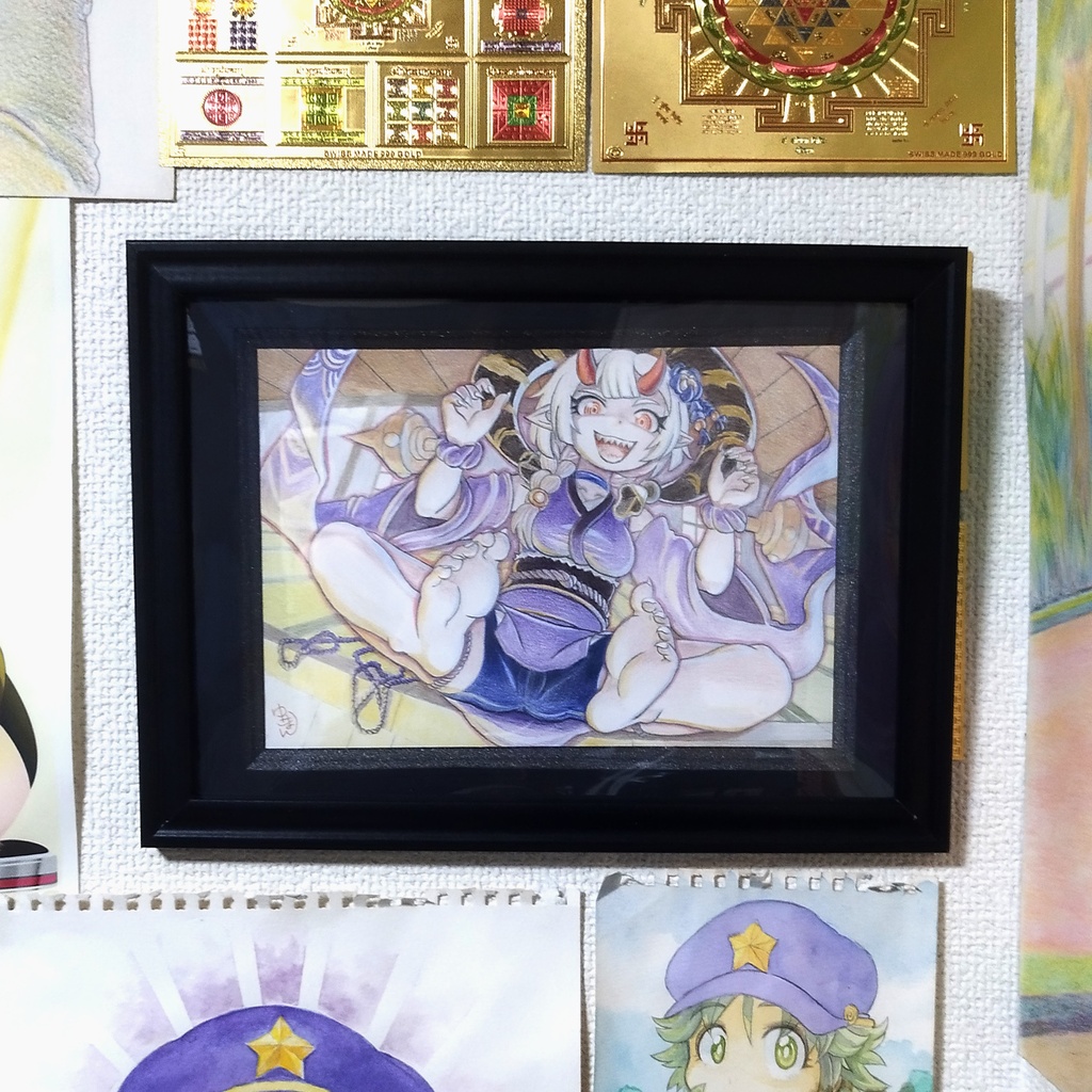 ブライアー　色鉛筆画　原画（コミッション）
