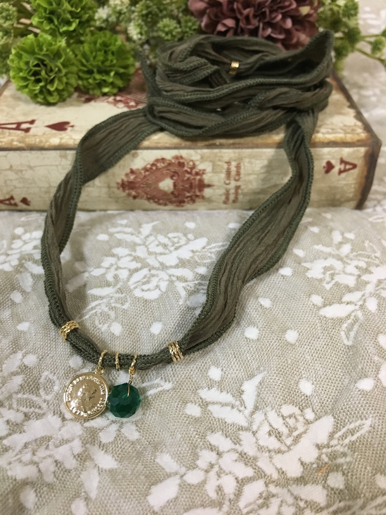 OP シルクリボンブレスレット