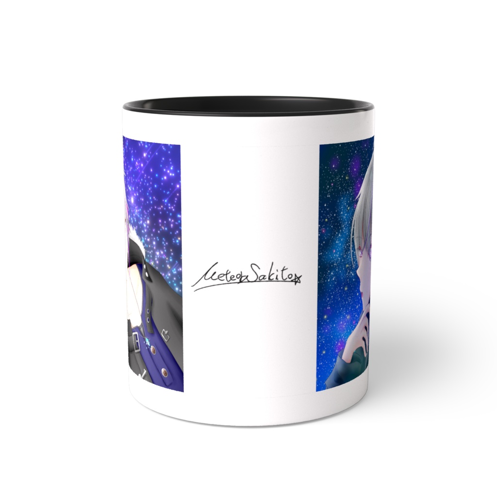 流星咲斗【ツートンカラーマグカップ】サイン入り