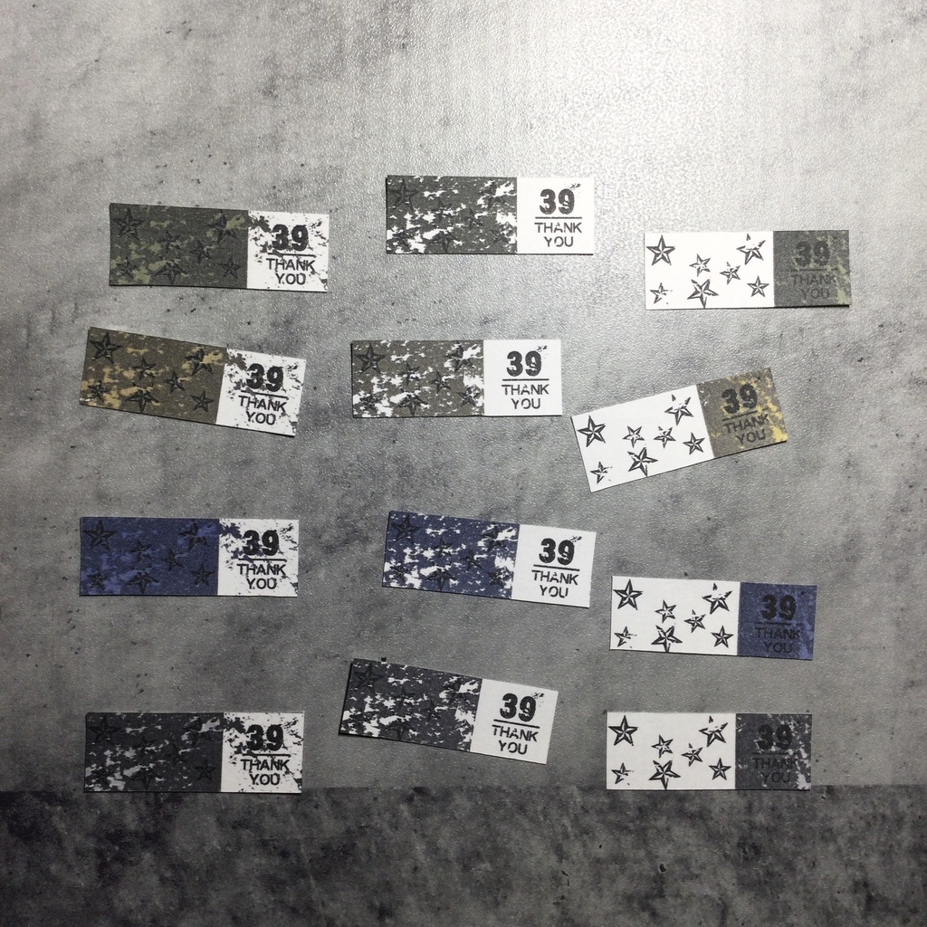 39横長シール インク