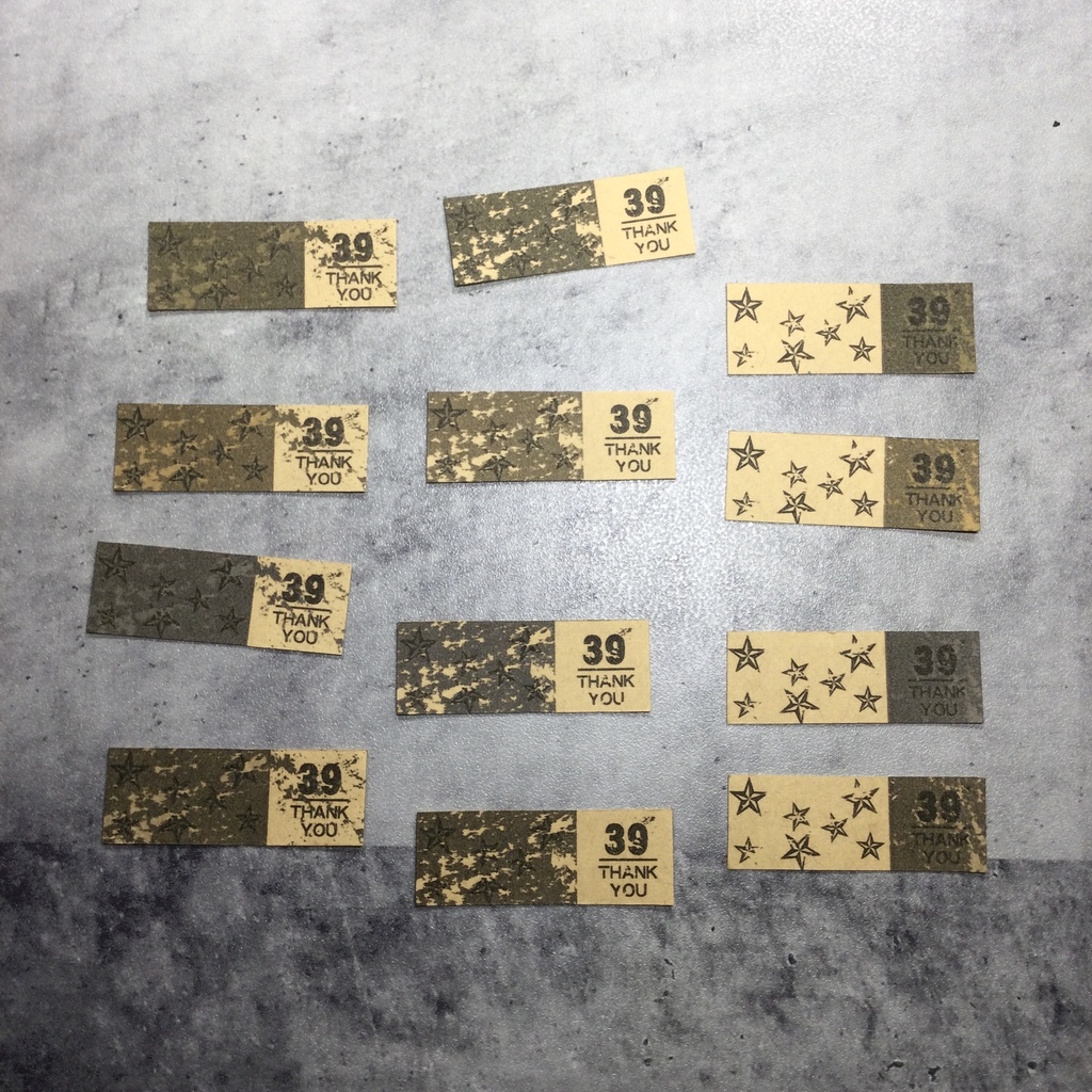 39横長シール インク