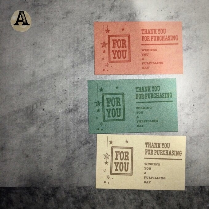 サンキューカード 星のオーナメント