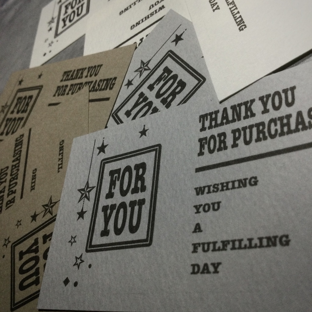 サンキューカード 星のオーナメント