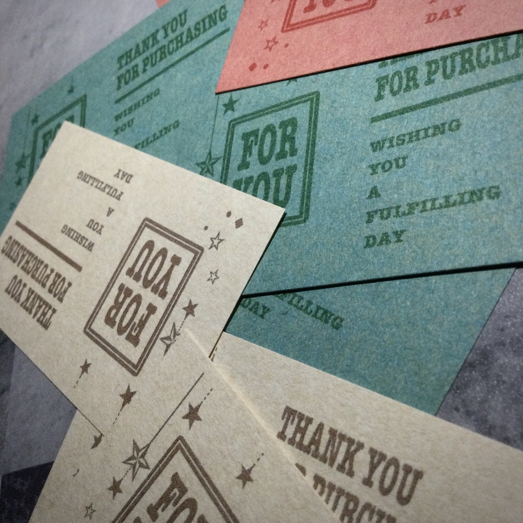 サンキューカード 星のオーナメント