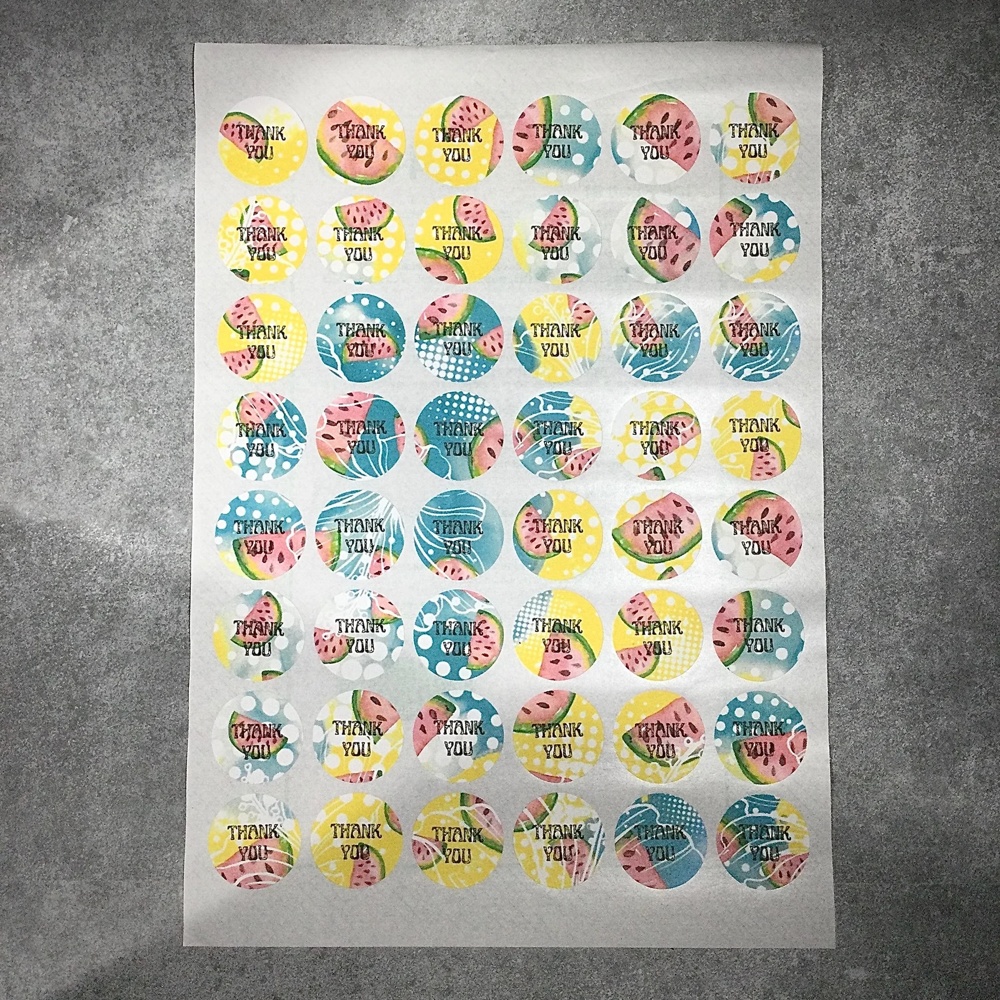 サンキュー丸シール SPLASH SUMMER