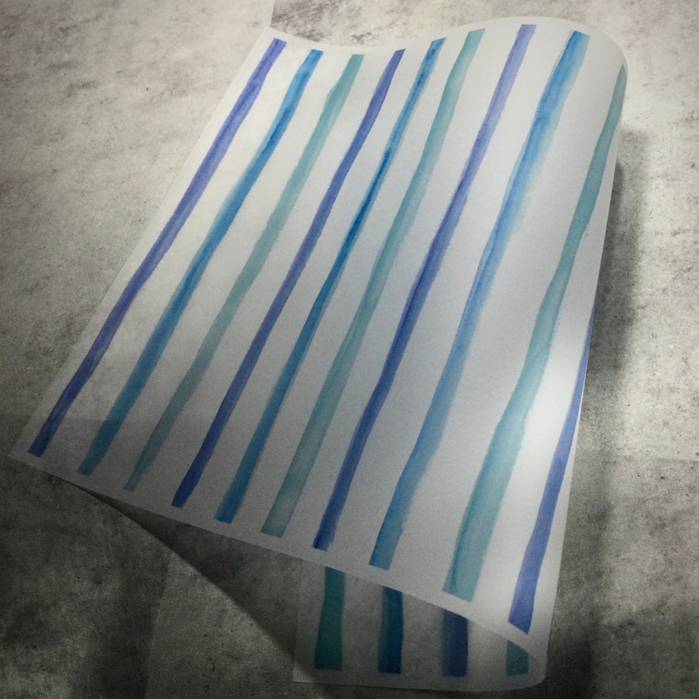 デザインペーパー BLUE STRIPES