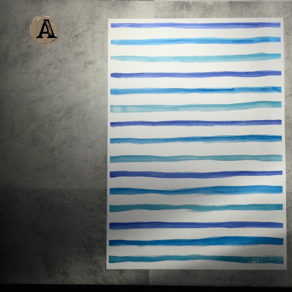 デザインペーパー BLUE STRIPES